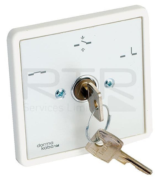 19135601150 DORMA Program Switch, 3-Position Lockable for Flush-Mounting (ADS2167)