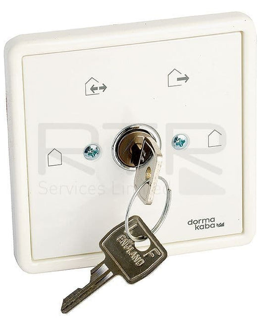 19135604150 DORMA Program Switch, 4-Position Lockable for Flush-Mounting