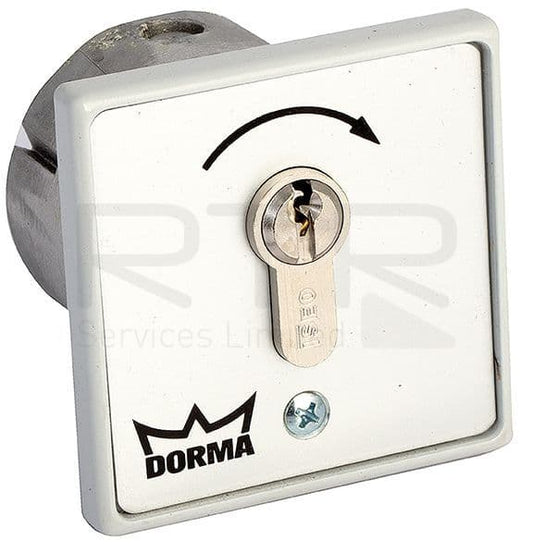 5054531332 DORMA Key Switch Flush Mounting with Euro Profile Half-Cylinder
