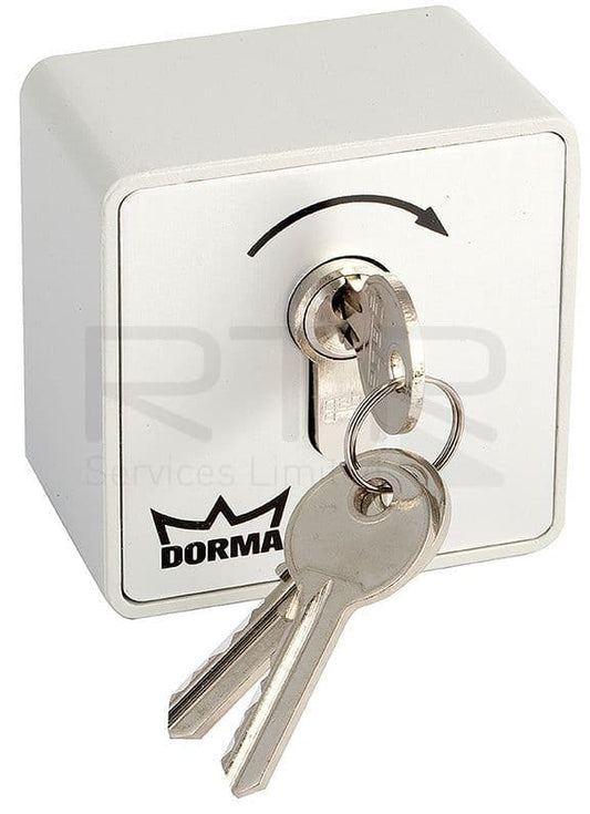 5054631332 DORMA Key Switch, Surface Mounting with Euro Profile Half-Cylinder