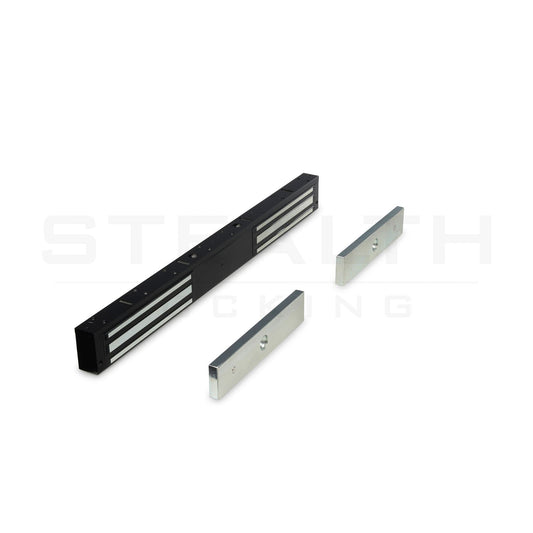 ACC2203DS Stealth Black Double Slimline Monitored with Door Status Maglock